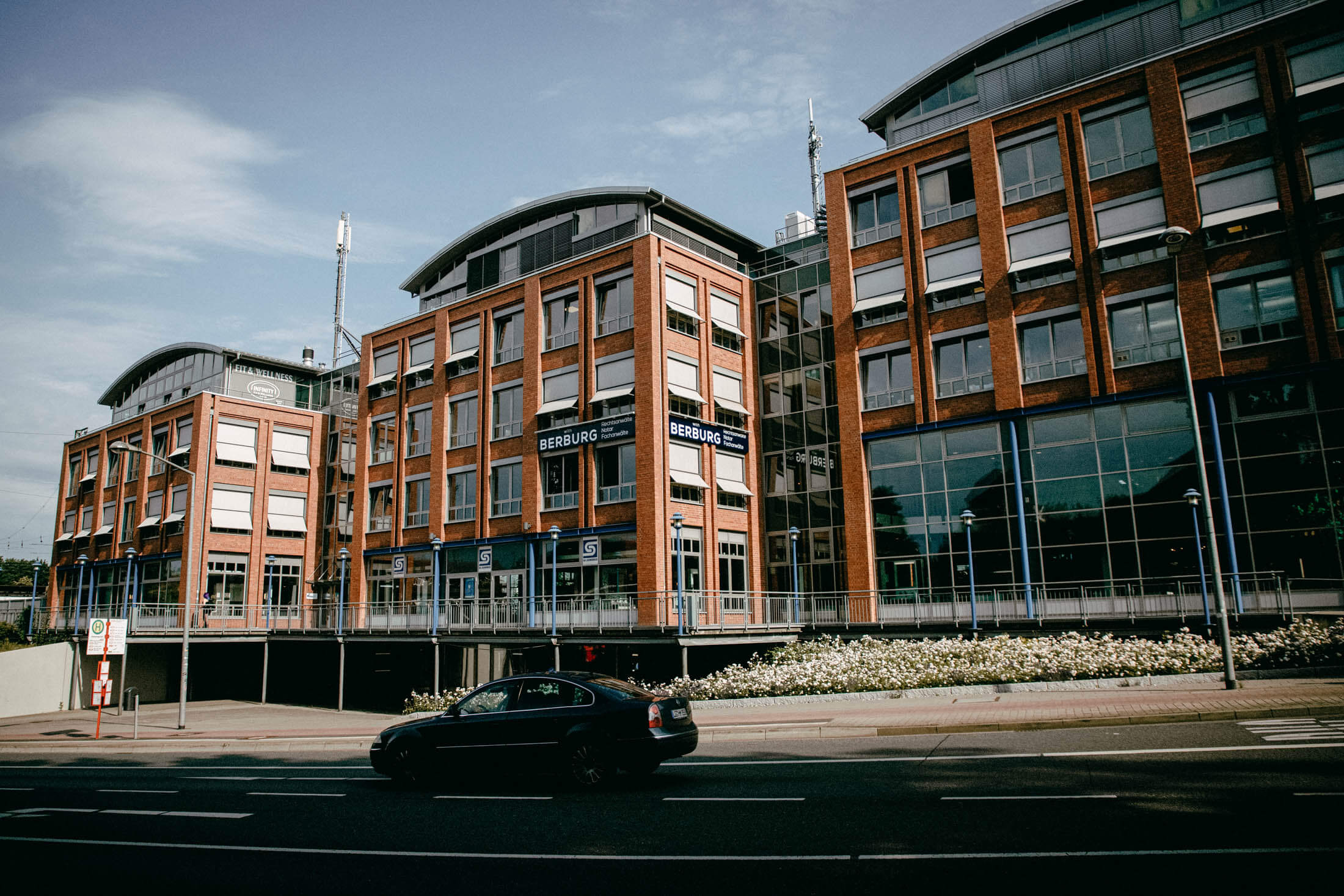 Häuser Fassade der Anwaltskanzlei With Berburg in Lüneburg